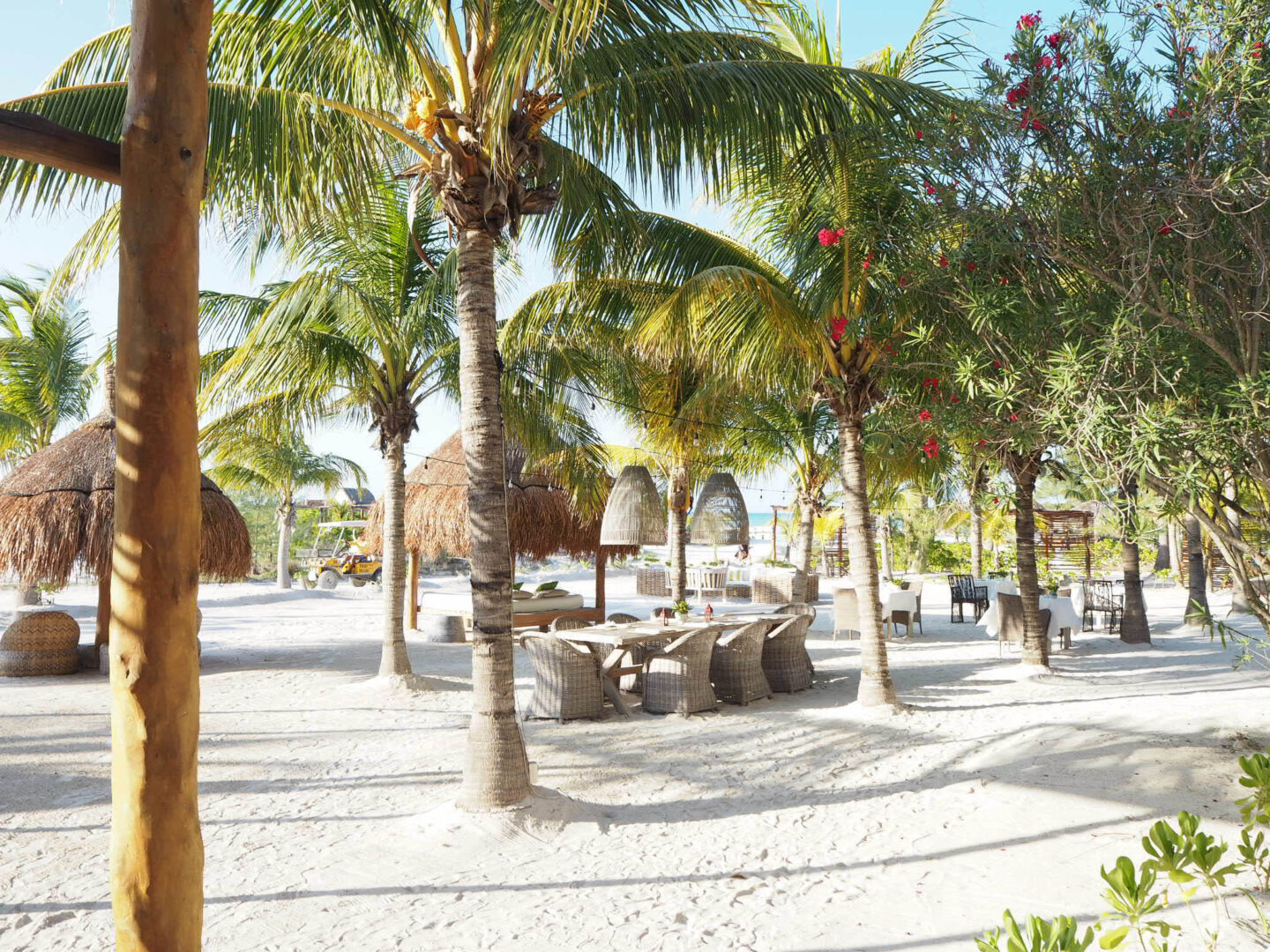 Holbox Mexico Ser Casasandra breakfast table