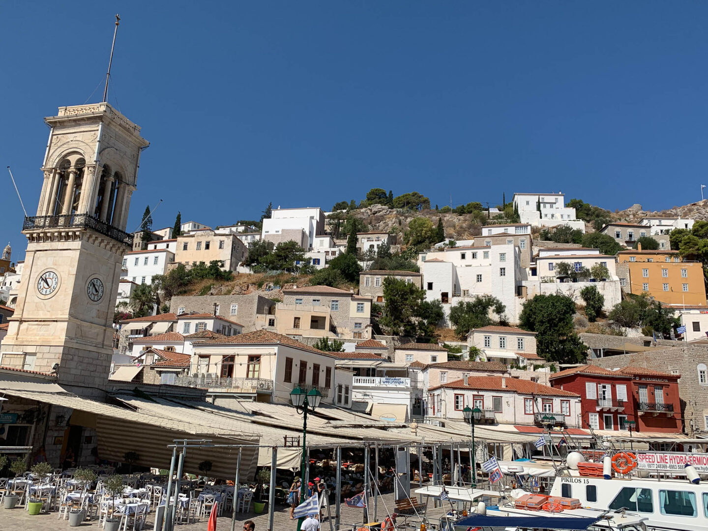 Hydra Greece bell tower