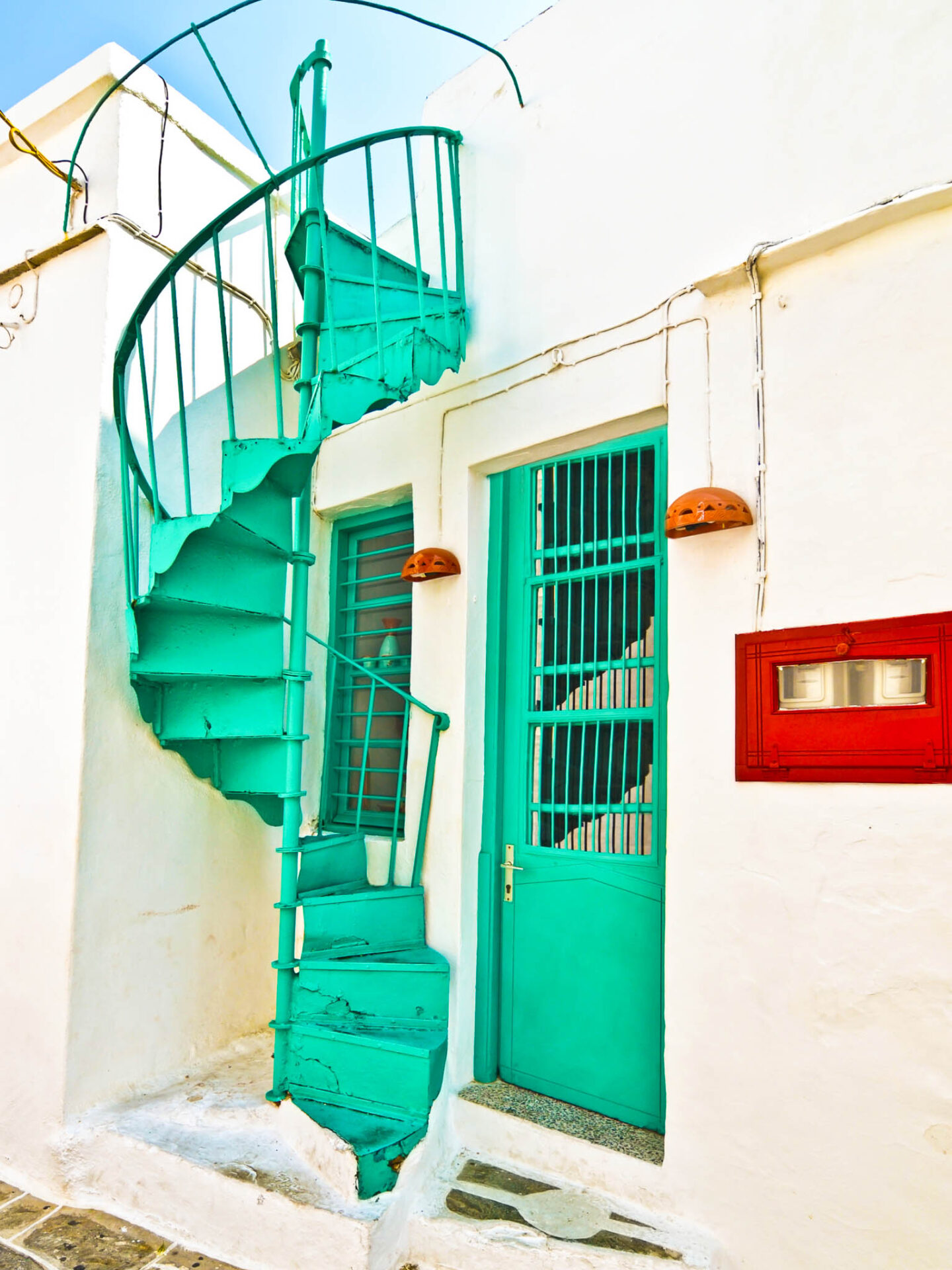 Sifnos Apollonia staircase