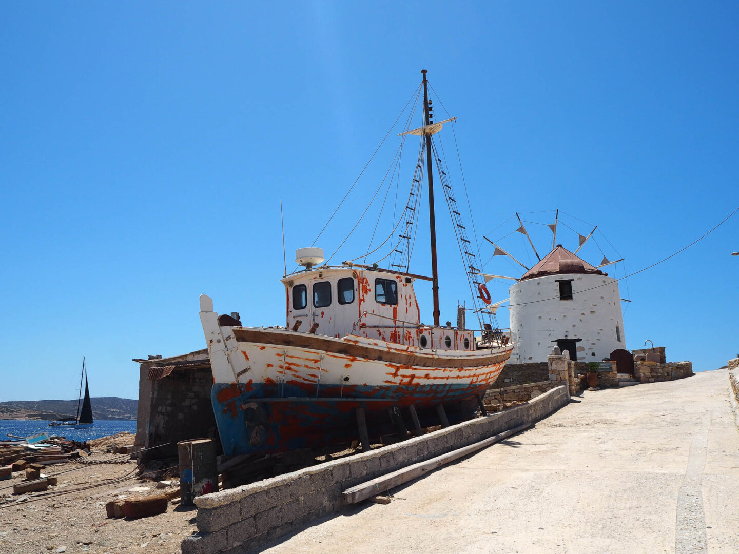 Koufonisia Greece shipyard