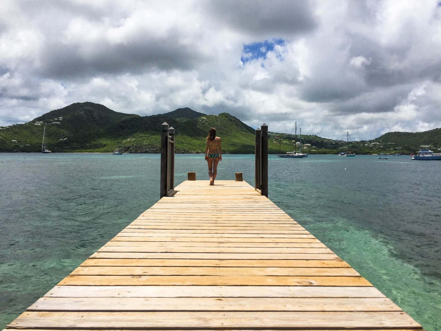 Antigua Pigeon beach dock