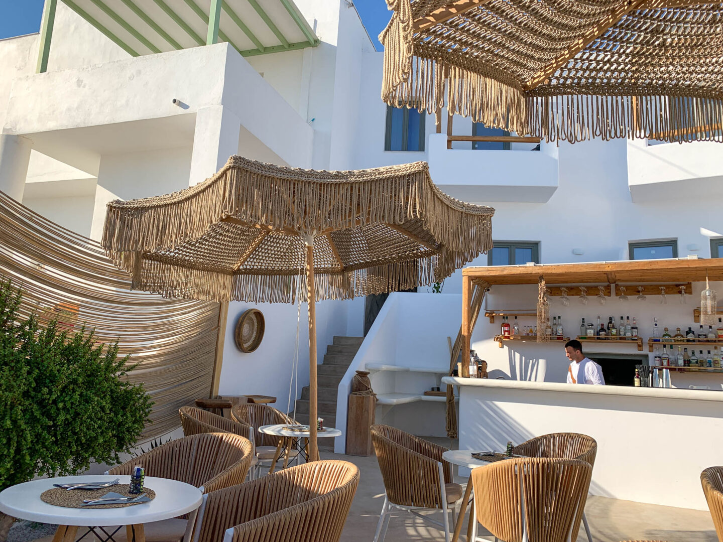 Paros Bohemian Luxury Hotel breakfast