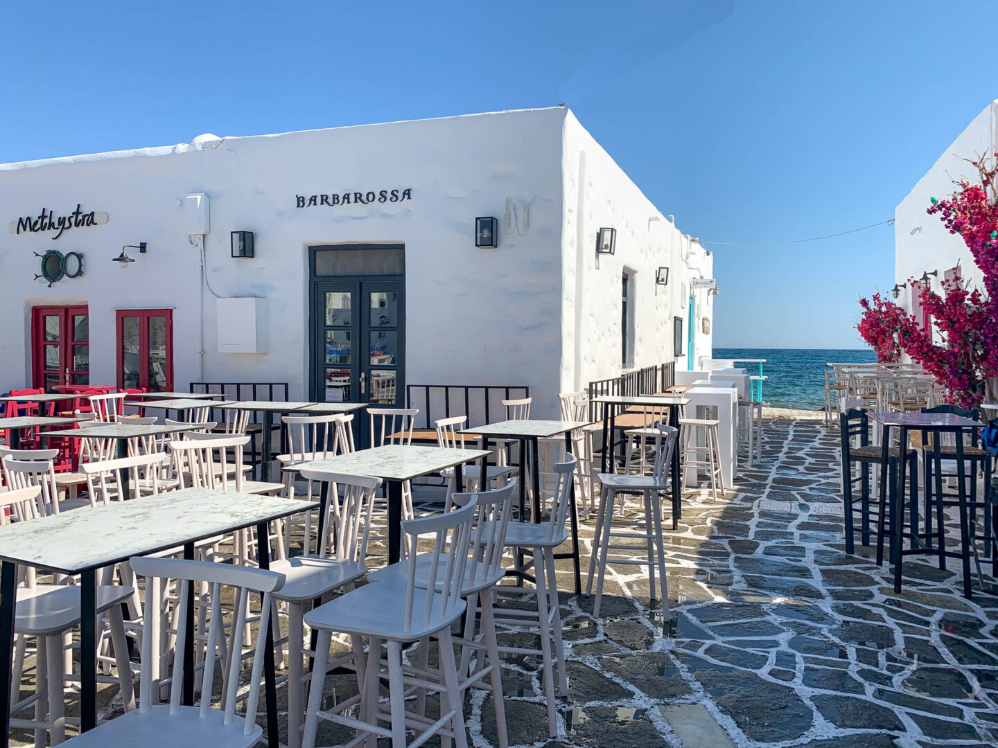 Paros Methystra Barbarossa bar