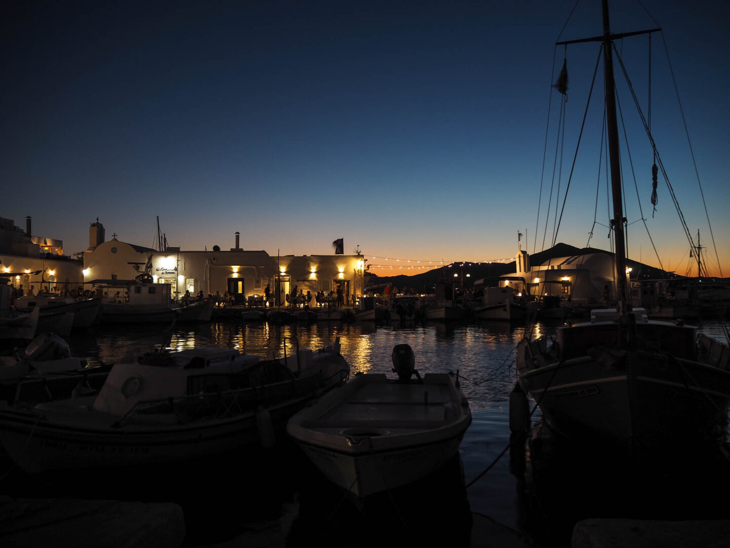 Paros nightime